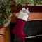 Haute Decor HangRight&#x2122; Christmas Premium Red &#x26; White Stocking